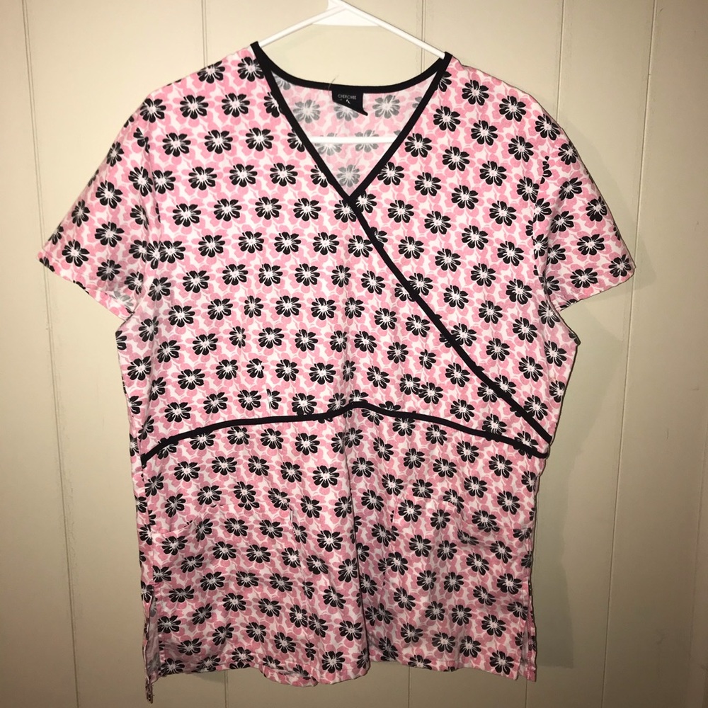 🧡5 for $20🧡 Flower Scrub Top